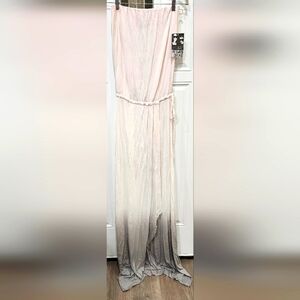 NWT Young Fabulous and Broke tube top blouson style ombre dress women's …